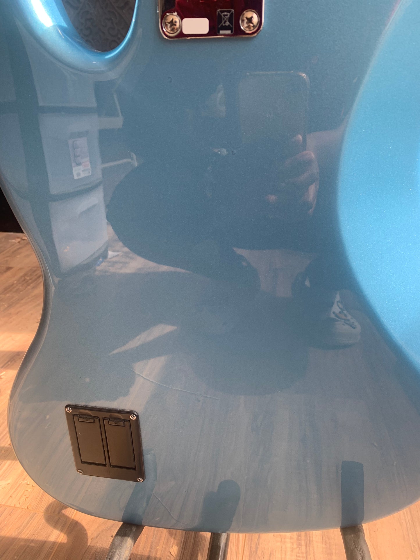 Blue Fender Bass