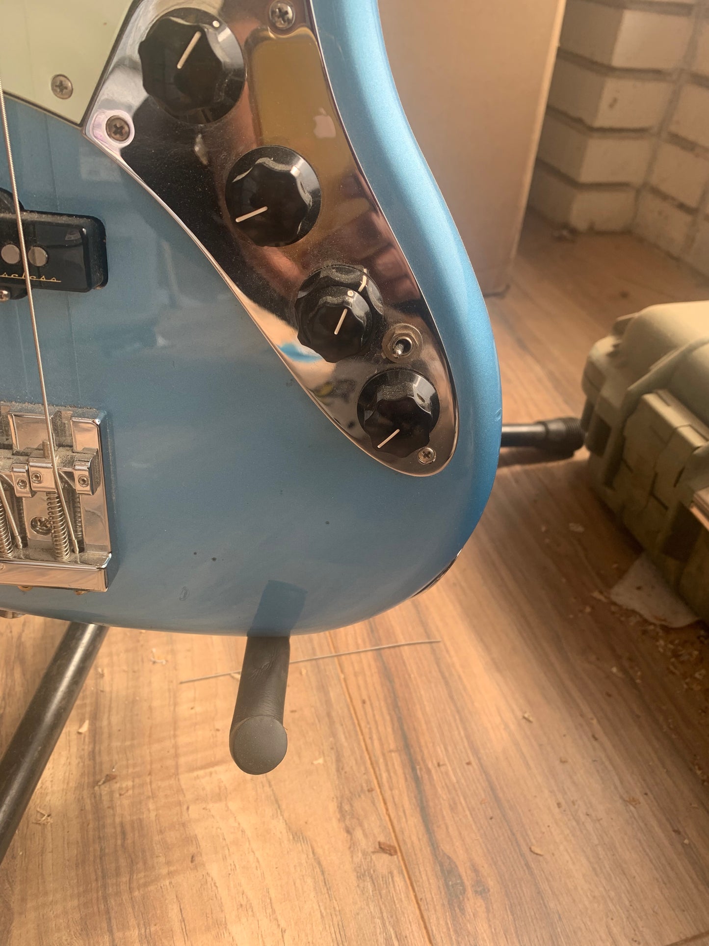 Blue Fender Bass