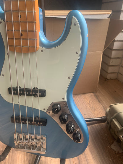 Blue Fender Bass